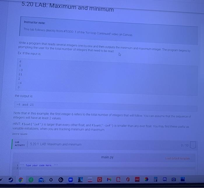  Just need 5.21. the other one is for reference. Python please