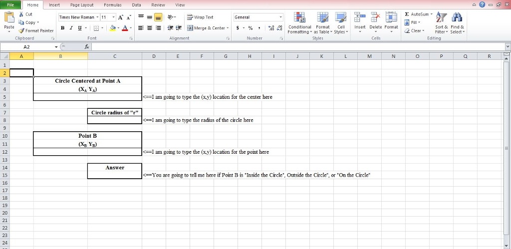 What I need help with is figuring out what formula/function I need