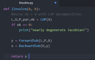 approximate error at every Newton-Raphson step, as well as the final result.
