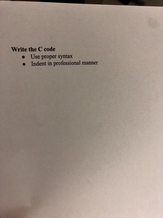 next to functions to use Write down parameters to use for each