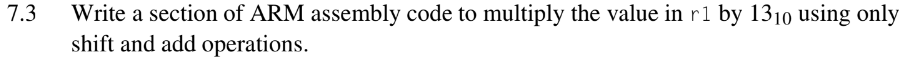  This is from Microprocessor and assembly language class 7.3 Write a