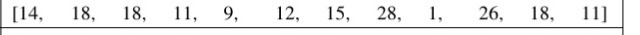 a hash function H(K) K mod 5. (h- 8 pts) For the