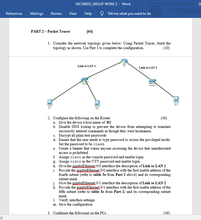  PLEASE ANSWER ONLY PART 2 THIS SECOND ONE IS PART 1