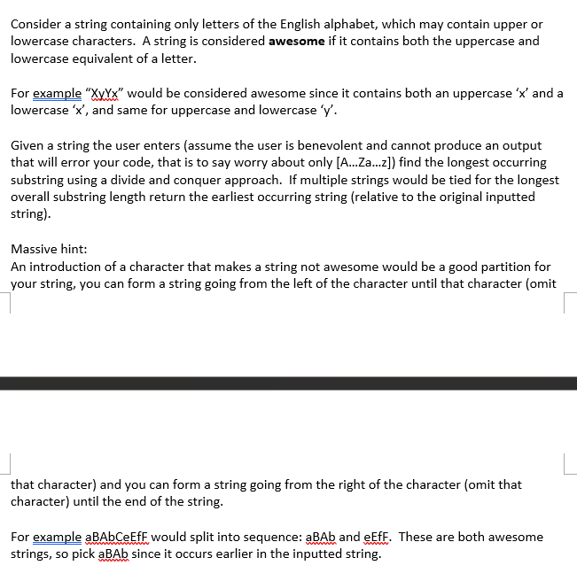 in c++ pls with an explanation! Given a string the user