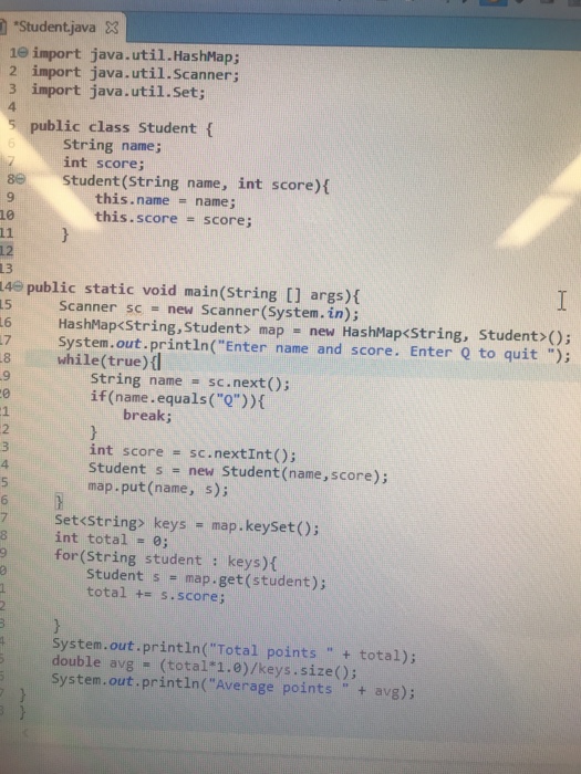 How can I add to the program to keep the averages for