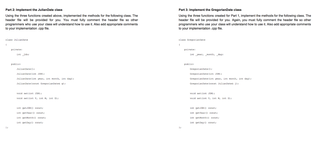 reference as well. Thanks. //Here is julianfuncs.h #ifndef __EE231_julianfuncs_h__ #define __EE231_julianfuncs_h__ void