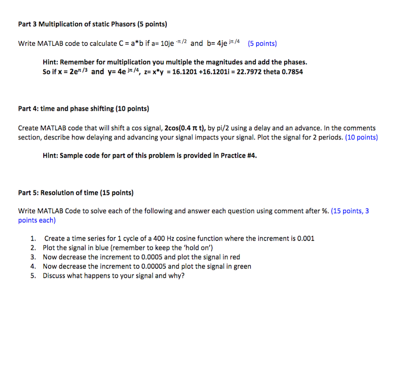 r sine Relationship of Rectangular to Polar Form: z(t)= Ae(0,1) = Acos(0,1+0)+