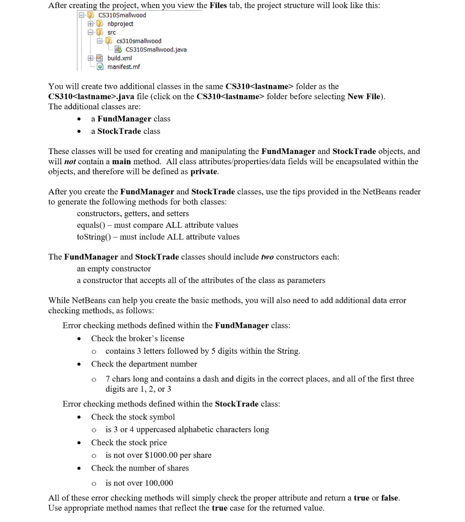 of a Java programmer to assist them with some of their needs