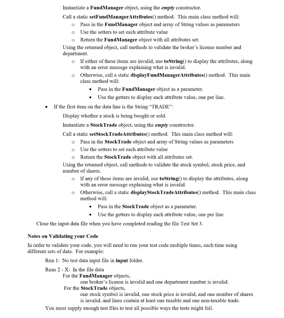 about their fund managers and their stock trades For each FundManager, the