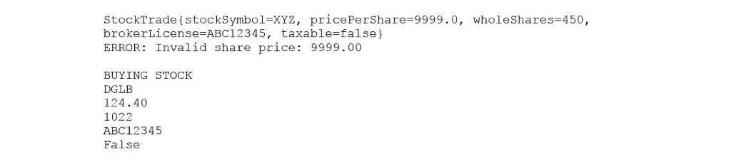 followed by five digits) Broker's first name (String) Broker's last name (String)