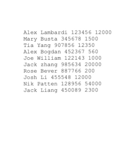 giving the users the following options: 1. Check balance 2. Withdraw 3.