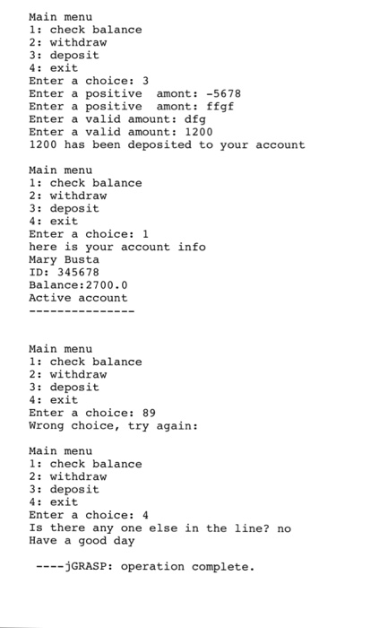 the classes that needs to be implement: 1. Create a class called