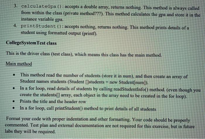 system. A college has students registered with them. Each student has attributes