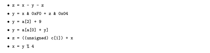 RISCV assembly code. Since the RISCV assembly code is very similar to