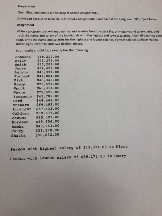  BlueJ programming (Java) thanks. Preparation Open BlueJ and create a new