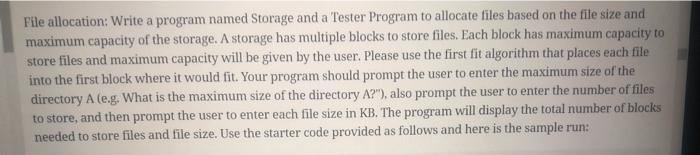 data. Additional data can be created at programmer's discretion. 3. A no-arg