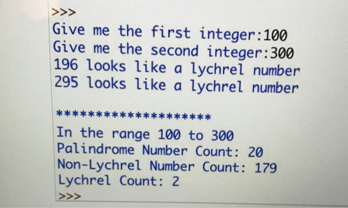statements. Ouput must be a replica of the last image. Program Specifications
