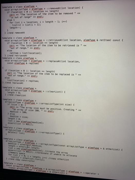 that it takes as a parameter. This member function does not return
