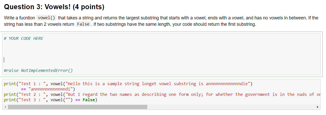 I am using Python 3 and please give a detailed explanation if