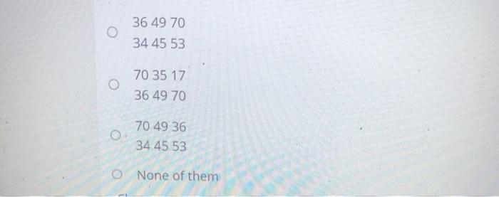 std; int main() { int a(7), j, k, b[] = {36,49,70}; a[0]