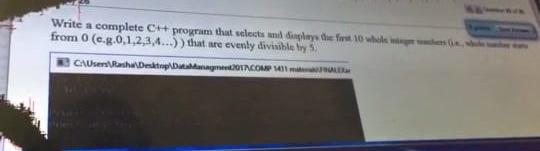  Write a complete C++ program that lets play the fut 10