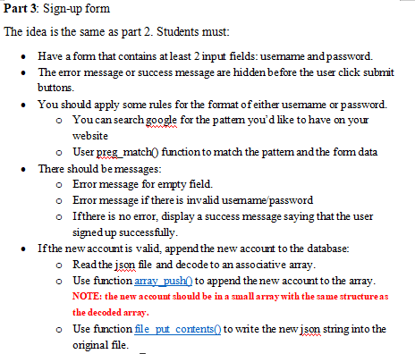 will rate the answer, Thank you so much Part 3: Sign-up