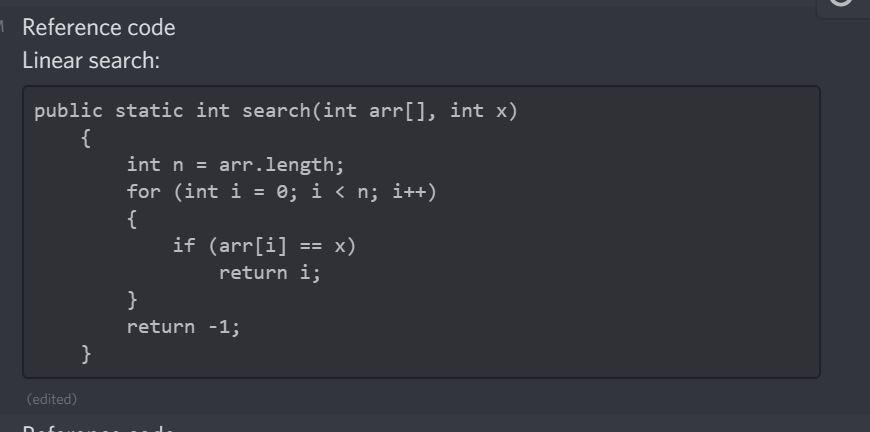 array arr of size s1= 1000000 and initialize it with sorted values.