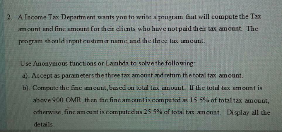 an employee. The program should read the Client Name, Client Number, Basic