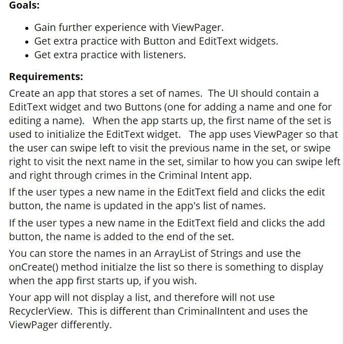 Android studio problem: You Can use ViewPager.getCurrentItem() to help you identify which