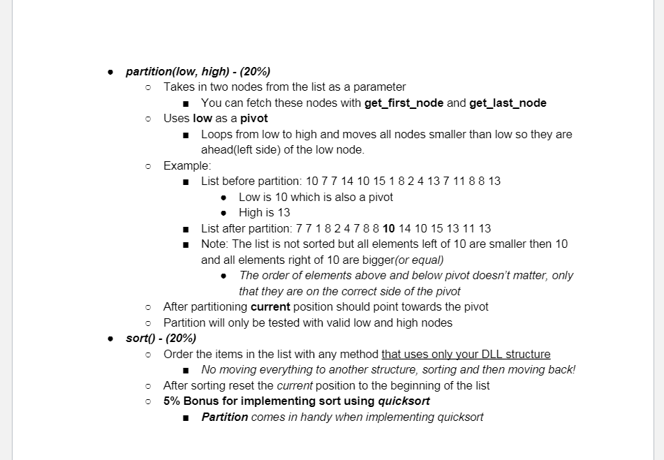 that has no unnecessary repetition of code Make the class DLL which