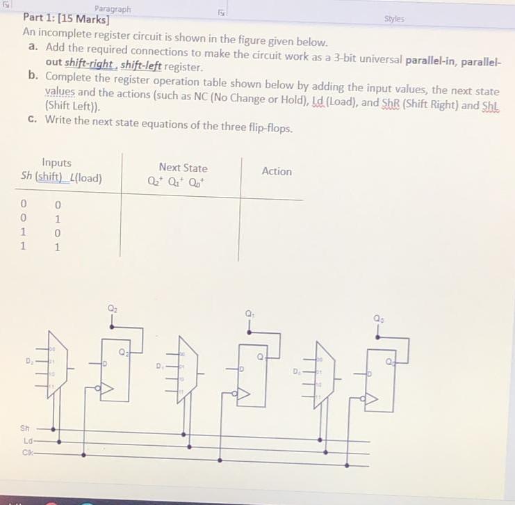  it network: Digital logic S 15 Paragraph Styles Part 1: [15