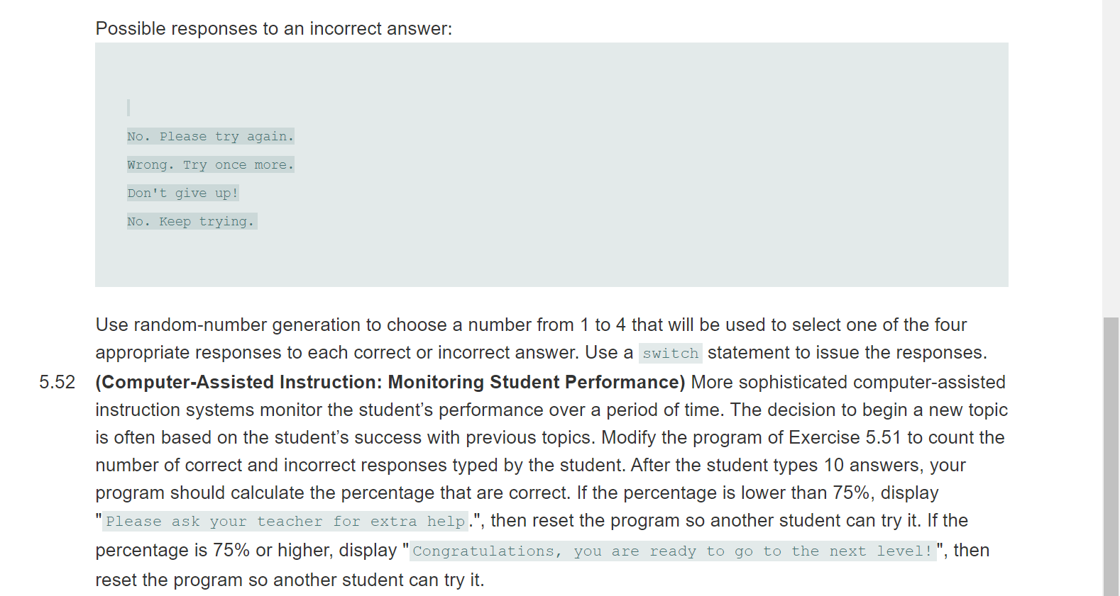 #include #include void generateQuestion(int *num1, int *num2) { *num1 =rand() % 9