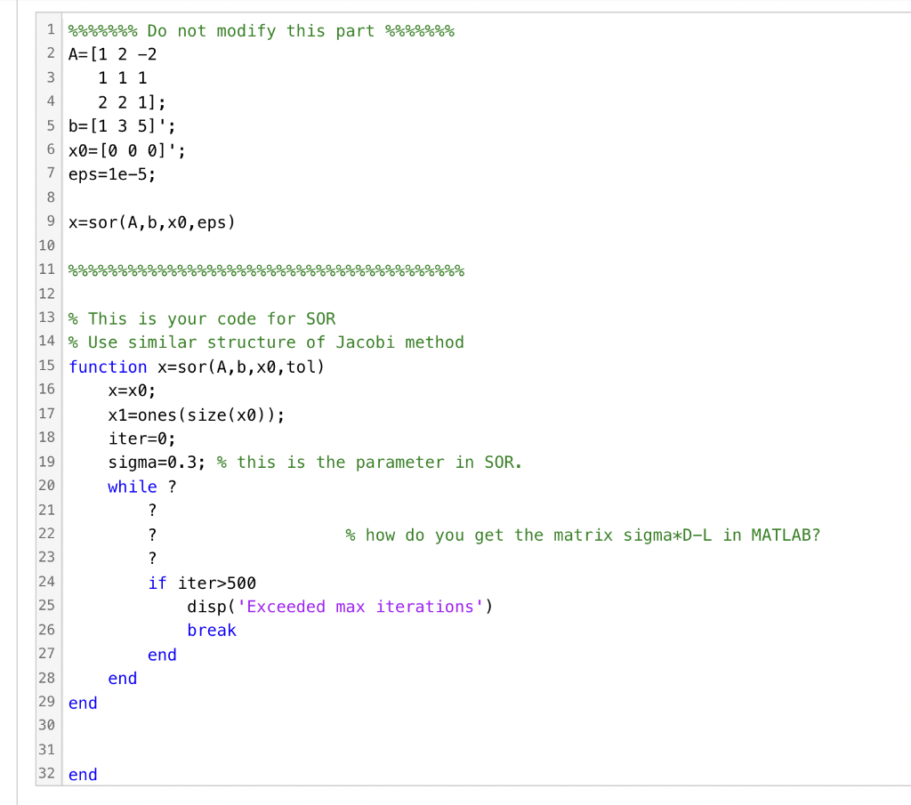 the stopping criterion we discussed in class. Submit your codes through MATLAB