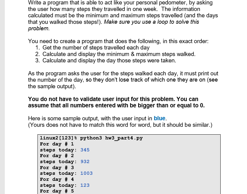  Write a program that is able to act like your personal