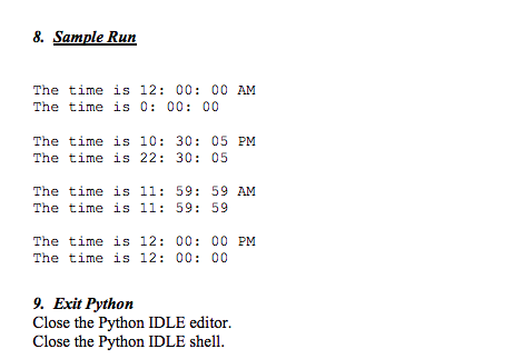 the source code as follows: Write a program using a class for