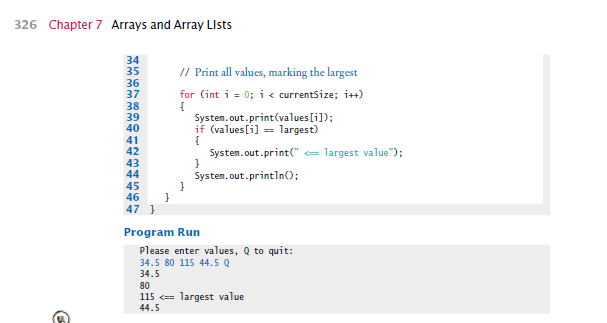 you text, there is a program on pages 325 and 326 called