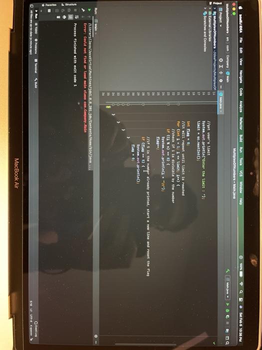 thst i was supposed to change the file name to Main or