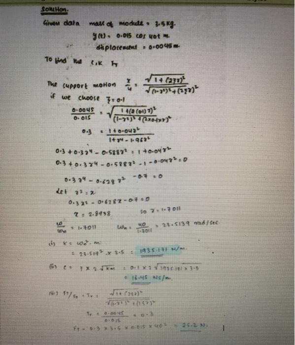 one show me just the simple manual calculation without the OCTAVE coding