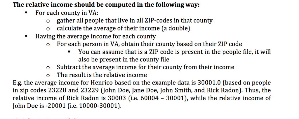 stores information about the counties, states, zip code. And the other file