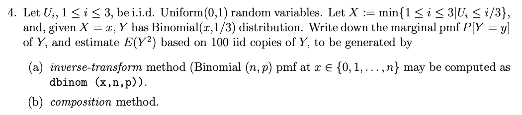  PLEASE USE R PROGRAMMING TO SOLVE. 