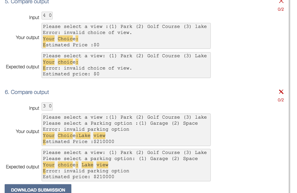 help edit my code please the below is the error output and