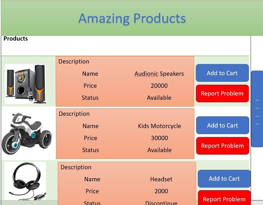 By making use of bootstrap, CSS, HTML and Jquery; implement layout as