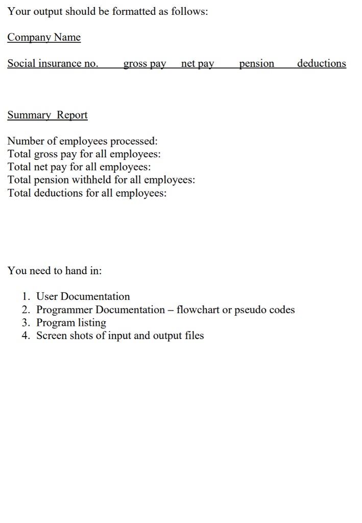 just want the User documentation & Flowchart. Thank you so much! You
