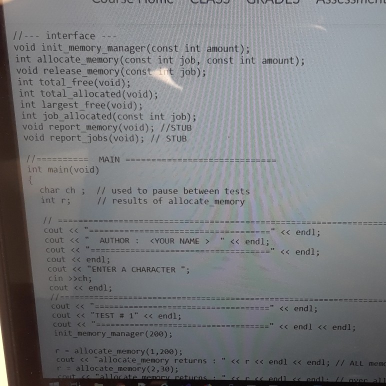 REPORTS) Due Date: Course : CSC 300 Data Structures - Fall 2018