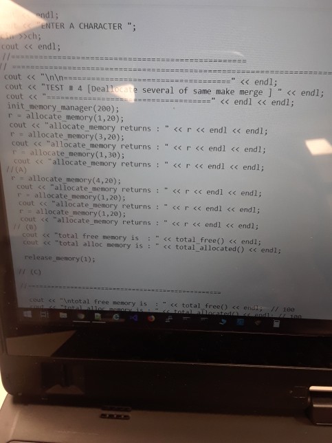 next; }; struct ALLOCNODE // ALLOCTADED LIST NODES { int start_byte; int