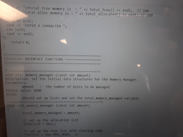 end_byte; int size; int id; ALLOCPTR next; }; // ====== GLOBAL DATA