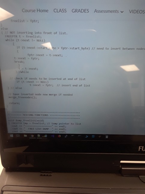 = amount; freelist -> next = NULL; return ; } /* ========================================