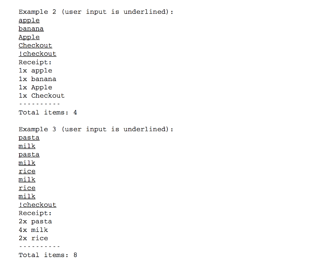 int2str(int x); class GroceryList { // Make me! }; int main() {