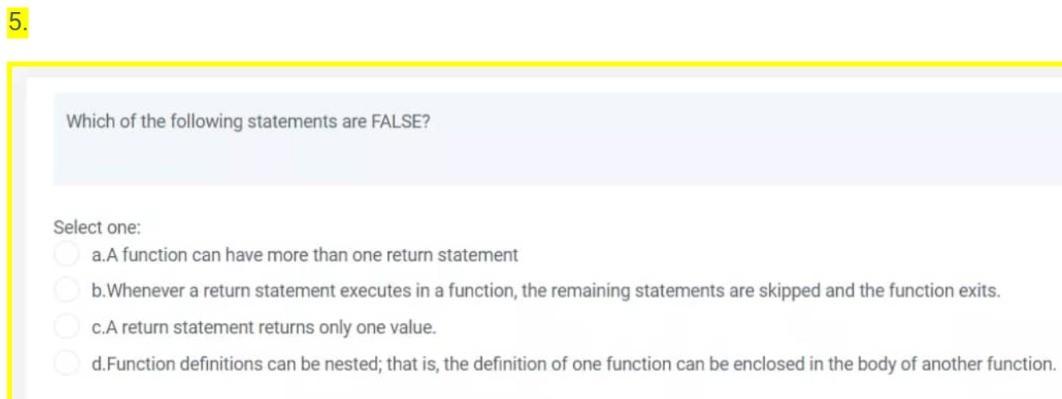 of the following are equivalent, assuming list is an integer array and