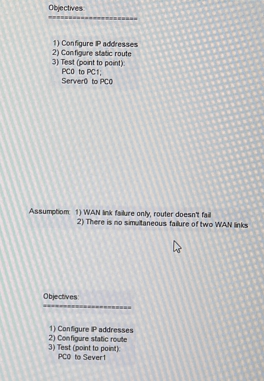  How to do the objcetives with step ( the commands )